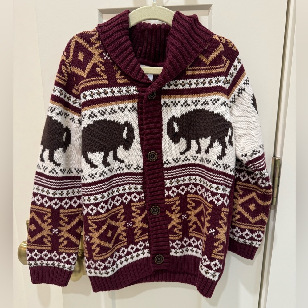 Buffalo cardigan sweater
